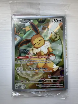 Pokemon Center Eevee SVP 173 Prismatic Evolutions Stamped ETB Promo Sealed - Image 1