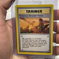 Pokemon Breeder Fields Neo Revelation Unlimited 62/64 Pokemon Vintage WOTC NM/MT - Image 1