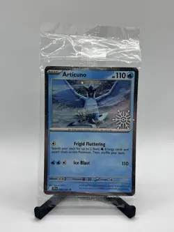 Articuno Pokemon TCG 32/159 (Holiday Calendar) Snowflake Stamp Sealed Promo - Image 1