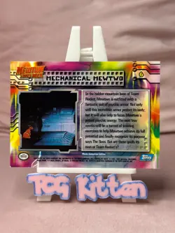 Mechanical Mewtwo #6 TOPPS Mewtwo Strikes Back Movie Pokemon TCGKITTEN - Image 2