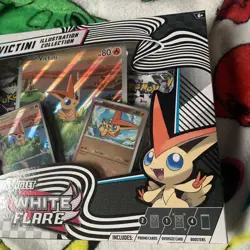 Pokemon TCG Black Bolt White Flare Victini Illustration Collection Box Sealed - Image 3