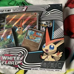 Pokemon TCG Black Bolt White Flare Victini Illustration Collection Box Sealed - Image 4