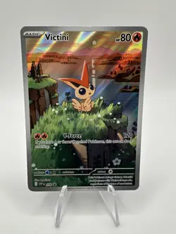 Pokemon Scarlet & Violet Promos Victini #208 Black Star Promo Pokemon TCG LP - Image 1