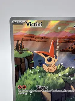 Pokemon Scarlet & Violet Promos Victini #208 Black Star Promo Pokemon TCG LP - Image 2