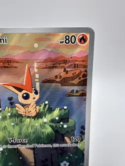 Pokemon Scarlet & Violet Promos Victini #208 Black Star Promo Pokemon TCG LP - Image 3