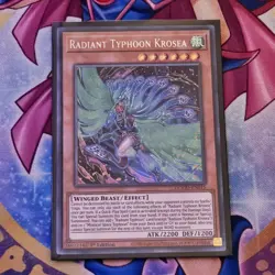 Yu-Gi-Oh! Radiant Typhoon Krosea DOOD-EN015 Secret Rare 1st Edition NM - Image 1