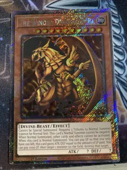 The Winged Dragon of Ra Yugioh RA04-EN118 Platinum Secret Rare PSR NM - Image 1