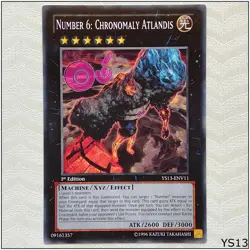Number 6: Chronomaly Atlandis - YS13-ENV11 - Common 1st Edition Yugioh - Image 1