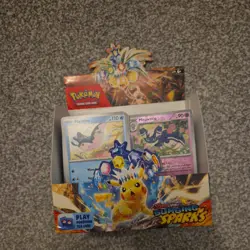 SURGING SPARKS EX Rares & Bulk Pokemon Cards TCG Empty Booster Box - Image 2