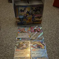 SURGING SPARKS EX Rares & Bulk Pokemon Cards TCG Empty Booster Box - Image 3