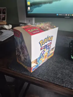 SURGING SPARKS EX Rares & Bulk Pokemon Cards TCG Empty Booster Box - Image 4