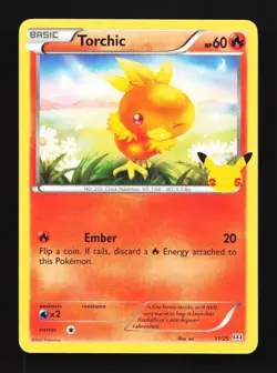 Torchic 11/25 LP McDonald's Collection 2021 English Pokemon Card TCG - Image 1