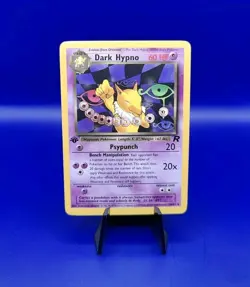 Dark Hypno 26/82 1st Edition Non Holo Rare Team Rocket Pokemon Card TCG WOTC LP - Image 1