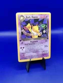 Dark Hypno 26/82 1st Edition Non Holo Rare Team Rocket Pokemon Card TCG WOTC LP - Image 2