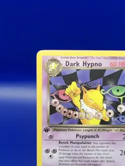 Dark Hypno 26/82 1st Edition Non Holo Rare Team Rocket Pokemon Card TCG WOTC LP - Image 4