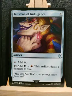 Talisman of Indulgence - Final Fantasy Commander - Uncommon - NM (see pics) MTG - Image 1