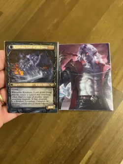 Runo Stormkirk / Krothuss 2 Sided ALTER Hand Painted MTG Commander w/ Deck Box - Image 2