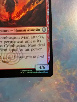 ????MTG Avatar: The Last Airbender Combustion Man Foil 0127???? - Image 4