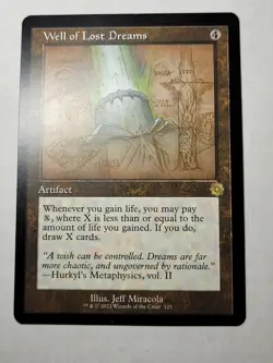 Well of Lost Dreams -Retro Schematic- Brothers War Regular Rare BRO BRR mtg NM/M - Image 1