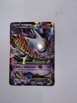 Pokemon TCG Mega M Gengar EX XY166 Black Star Promo Ultra Rare - Image 1