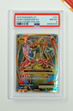 Pokemon PSA 8 M Charizard Ex #101 Full Art XY Evoluzioni 2016 Italiano - Image 1