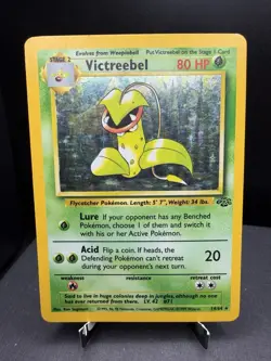 Pokemon TCG WOTC Jungle Victreebel 14/64 Holo Rare Unlimited HP - Image 1