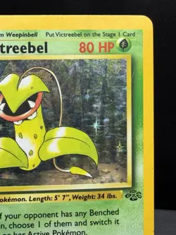 Pokemon TCG WOTC Jungle Victreebel 14/64 Holo Rare Unlimited HP - Image 3
