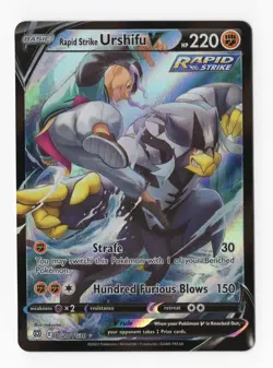 Pokemon TCG Rapid Strike Urshifu V TG20/TG30 Brilliant Stars Trainer Gallery NM - Image 1