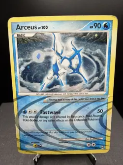 Pokemon TCG Platinum Arceus AR4 Holo Rare HP/DAMAGED - Image 1
