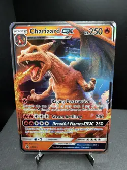 Pokemon TCG SM Detective Pikachu Charizard GX SM195 Stamped Black Star Promo NM - Image 1