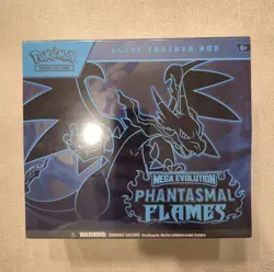POKEMON TCG PHANTASMAL FLAMES ELITE TRAINER BOX ETB Factory Sealed Case - Image 1