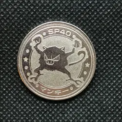 Mankey Pokemon Coin Medal game Japan Anime rare Pocket monster Nintendo F/S - Image 2