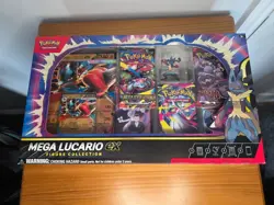 Pokemon TCG: Mega Lucario EX Figure Collection Box - SEALED - Image 1