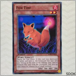Fox Fire - SDOK-EN018 - Common 1st Edition Yugioh - Image 1