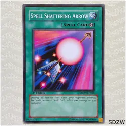 Spell Shattering Arrow - SDZW-EN018 - Common 1st Edition Yugioh - Image 1