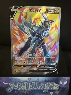 Pokemon Card Origin Forme Dialga V SWSH255 Black Star Promo Full Art Mint - Image 1