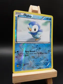 Pokemon Reverse Foil Card : Piplup 27/108 (Dark Explorers) - Image 2