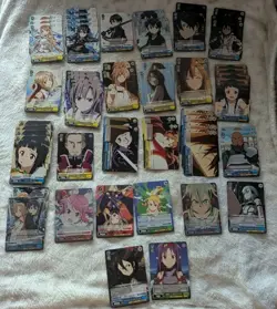 Sword Art Online 2013 Weiss Schwarz Trial Deck + EXTRA Cards (READ DESCRIPTION) - Image 1