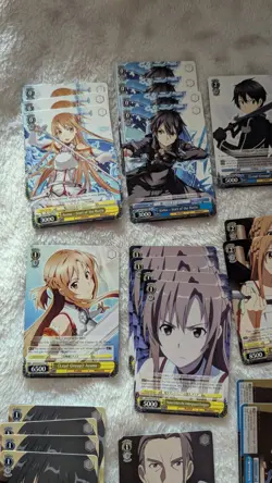 Sword Art Online 2013 Weiss Schwarz Trial Deck + EXTRA Cards (READ DESCRIPTION) - Image 2