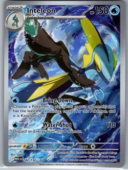 Inteleon 142/132 ME01: Mega Evolution - Pokemon Card - NM - Image 1