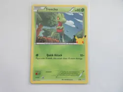 Treecko Non-Holo McDonalds Promo Pokemon Card LP - Image 1