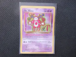 Mr. Mime Holo Classic Collection Pokemon Card LP - Image 1