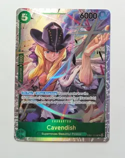 Cavendish EB01-012 PRB02 One Piece TCG Card Game Holo NM - Image 1