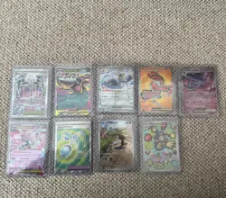 Pokemon Phantasmal Flames Bundle Full Arts illustration rates ex cards (9 cards) - Image 1