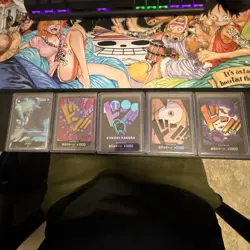 One Piece Raw Card Lot 47 cards NM Japanese plus a bunch of extra srs’! - Image 3