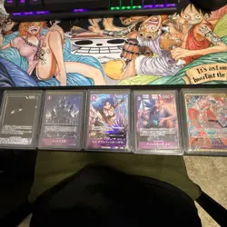 One Piece Raw Card Lot 47 cards NM Japanese plus a bunch of extra srs’! - Image 4