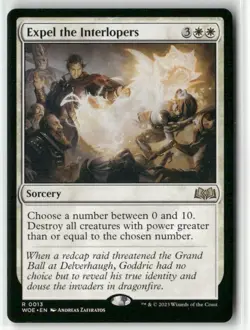 Expel the Interlopers 13 Near Mint MTG Wilds of Eldraine Magic - Image 1