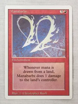 NM Manabarbs Revised Mtg Magic the Gathering - Image 1