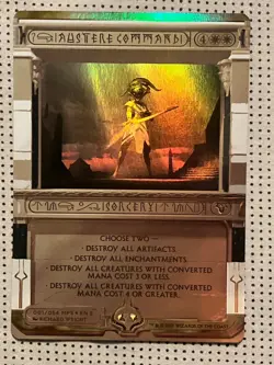 Austere Command Masterpiece Series: Amonkhet Invocations Foil - Image 1