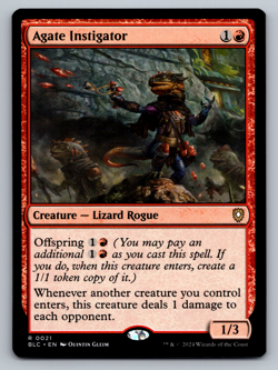 Agate Instigator R 0021 Bloomburrow Regular - Image 1